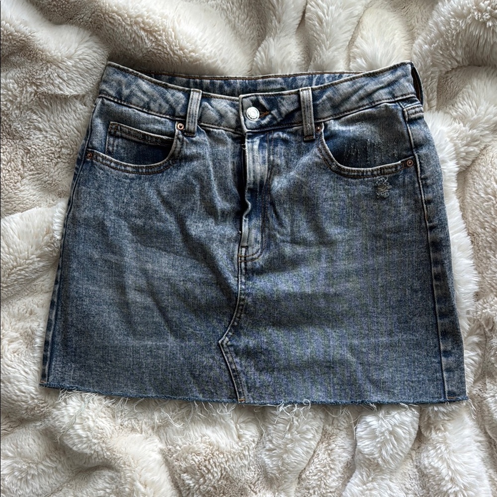 wild fable Blue Denim Mini Skirt